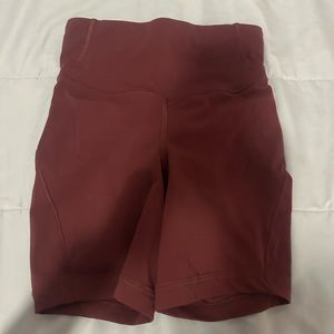 Lululemon Biker shorts, size 0